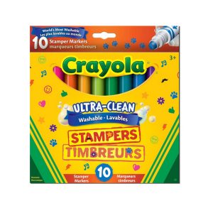 CRAYOLA 10CT, ULTRA CLEAN WASHABLE STAMPERS