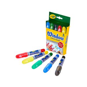 CRAYOLA 5 CT WINDOW CRAYONS C529.765
