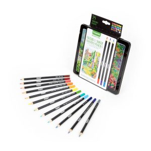 CRAYOLA 24CT BLEND & SHADE COLORED PENCIL WITH TIN