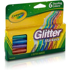 CRAYOLA 6CT. GLITTER MARKERS