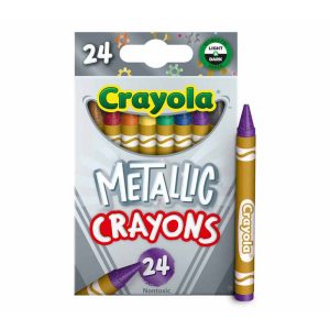 CRAYOLA 24 METALLIC CRAYONS