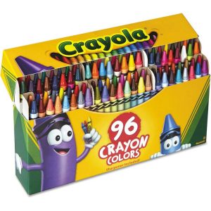 CRAYOLA 96 CTS CRAYONS CON SACAPUNTAS C520.096