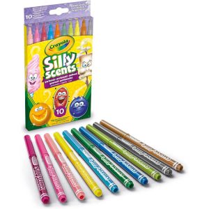 CRAYOLA MARCADORES SILLE SCENTS P FINA 10PCS C55