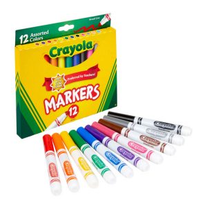 CRAYOLA 3 MARCADORES  Y SET DOG C740.221