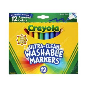 CRAYOLA MARCADORES NO LAVABLES-C587.712