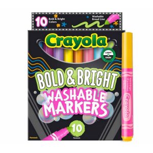 CRAYOLA MARCADORES 10P BROAD BOLDBRIGHT C587.735