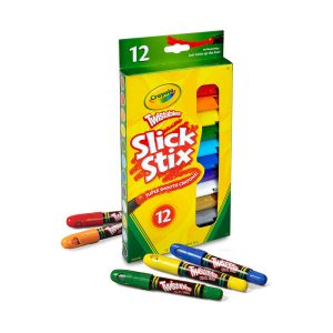 CRAYOLA 12 CT TWISTABLE SLICK STICKS 52-9512