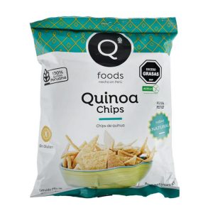 QFOODS CHIPS DE QUINOA NATURAL 100GRS