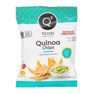 QFOODS CHIPS DE QUINOA GUACAMOLE 100GRS