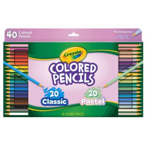 CRAYOLA KIT LAPICES DE COLORES 40PCS C042.936