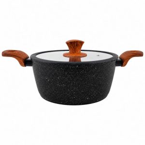CUORI CACEROLA C/TAPA 24CM MOD C-PRETO-24