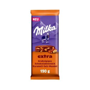 MILKA TABLETA CHOP CAR ALMONDS 190 GRS