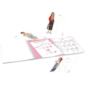 TOP MODEL CUADERNO P/COLOREAR 413582