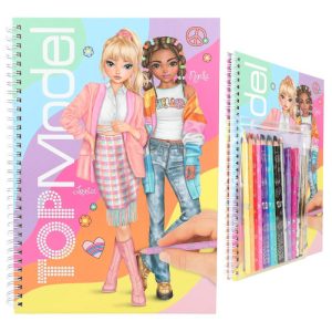TOP MODEL CUADERNO P/COLOREAR 413585
