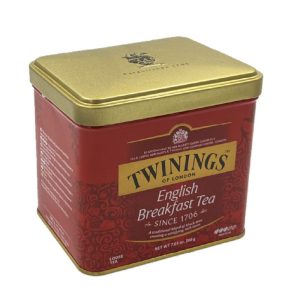 TWININGS ENGLISH BREAKFAST LATA. 200 GRS.