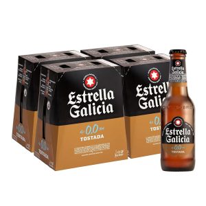 ESTRELLA DE GALICIA TOSTADA S/ALC BOT. X24 0.25 LT