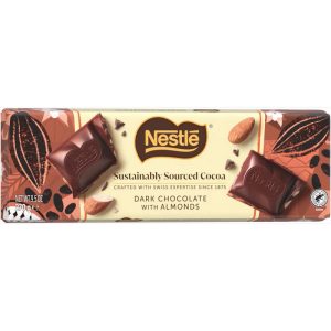 NESTLE TABLET DARK ALMOND TAB 280 GR