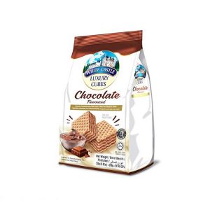 WHITE CASTLE WAFER CUBE CHOCO 200GRS