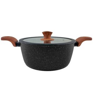 CUORI CACEROLA BAJA  24CMC/TAPA MOD CC-PRETO-24