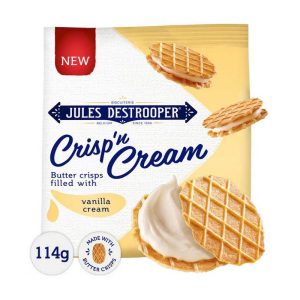 J. DESTROOPER CRISP CREAM VANILLA 114GR