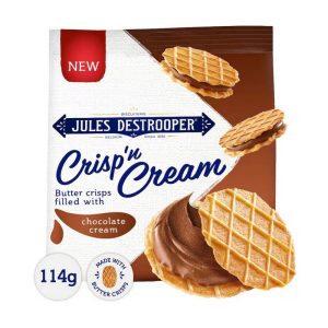 J. DESTROOPER CRISP CREAM CHOCOLATE 114GR