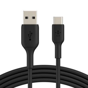 BELKIN CABLE USB-A TO USB-C 1MTS BLK AC405BLK39