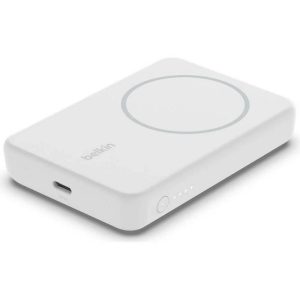 BELKIN POWERBANK 5000MAH 75W QI WHT BPD004
