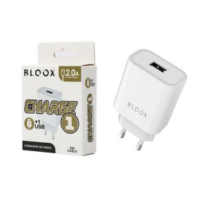 BLOOX CARGADOR ESTANDAR USB A 2A WHT ACC010973