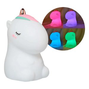 LUZ NOCTURNA DE SILICONA UNICORNIO LJC-132