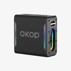 OKOP SET DE KARAOKE PORTATIL BT 2 MIC KP-8001