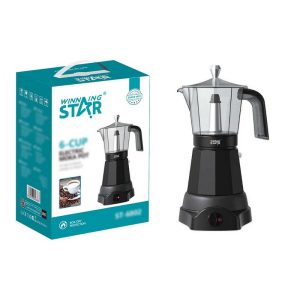 WS CAFETERA ELECT MOKA 6CUP 0.26L-0.28L ST-6802