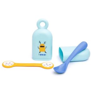 SUAV +4M ESTUCHE + CUCHARA + ACCESORIO BABERO NENE