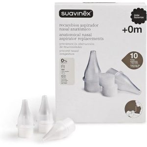 SUAV RECAMBIO ASPIRADOR NASAL ANATOMICO PACK X 10